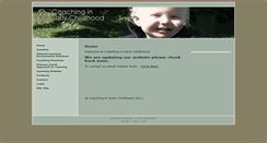 Desktop Screenshot of coachinginearlychildhood.org